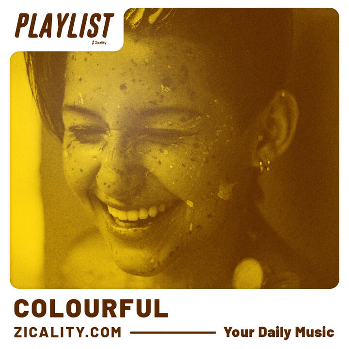 Music playlist on Spotify by Zicality named COLOURFUL